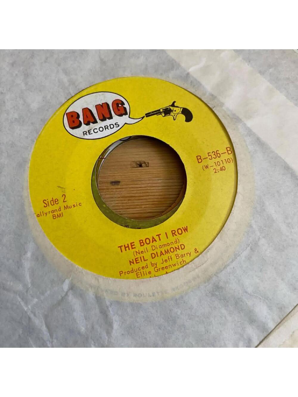 Neil Diamond - The Boat I Row/I Got the Feelin B-536 45rpm VG+ R33